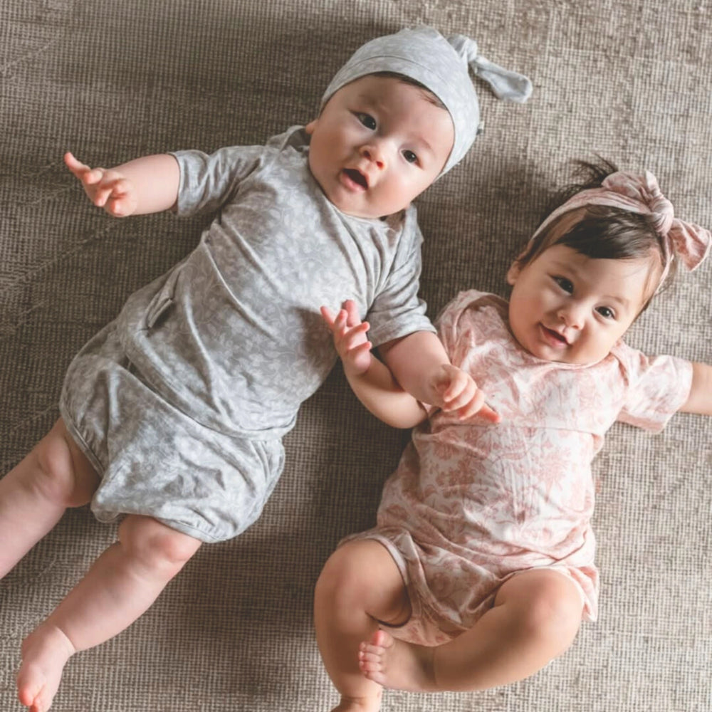 Babies in cosoco bloomer set 