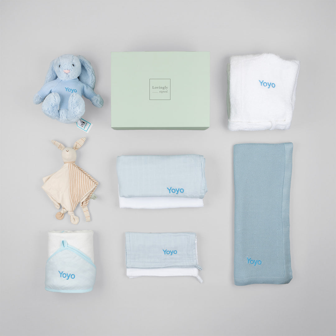 Bamboo Bliss Gift Set in Blue