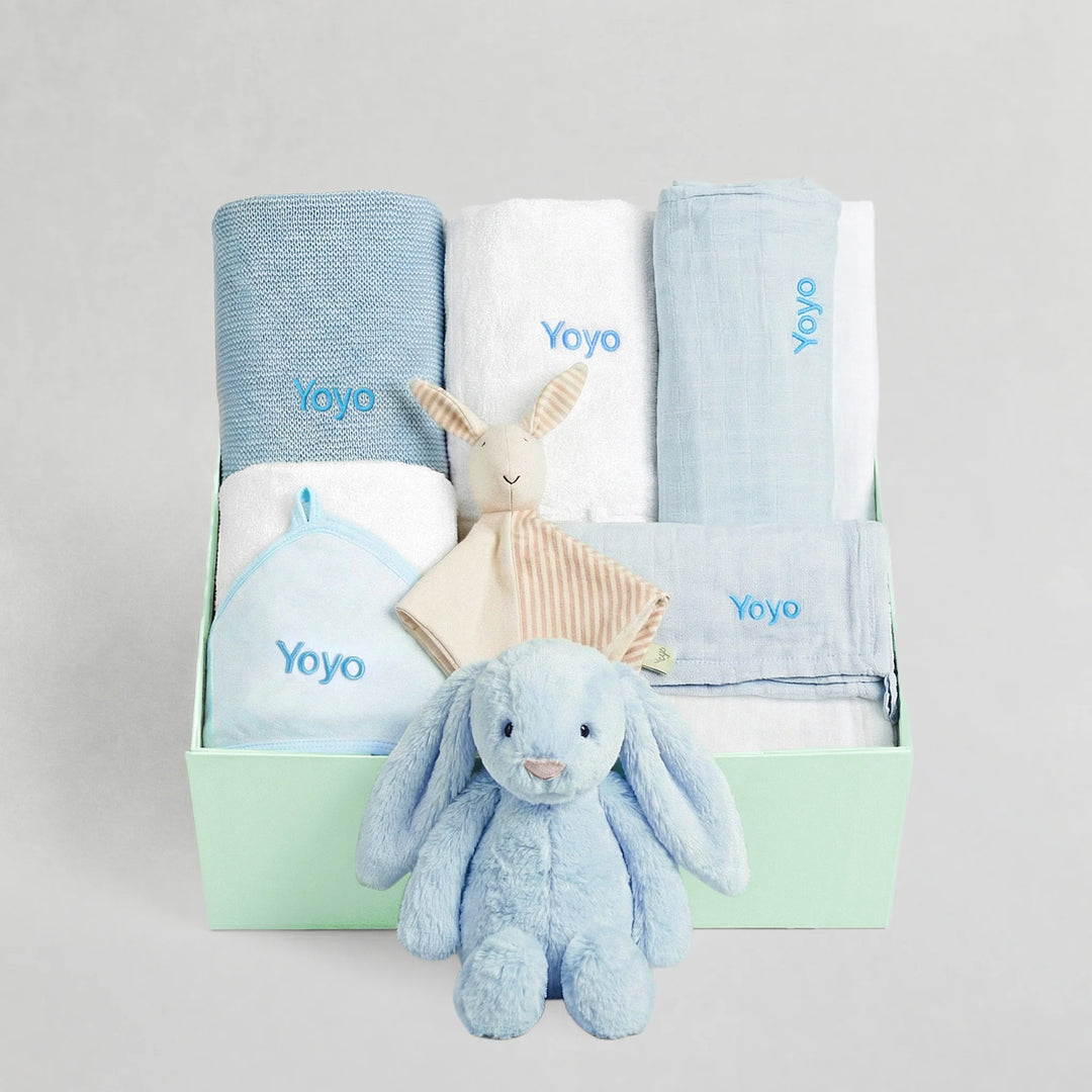 Bamboo Bliss Gift Set in Blue
