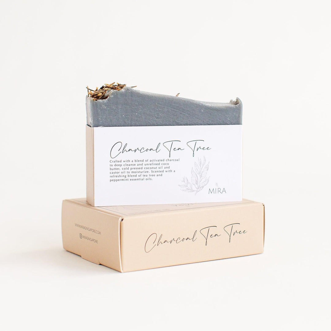 Mira Charcoal Tea Tree Handmade Soap