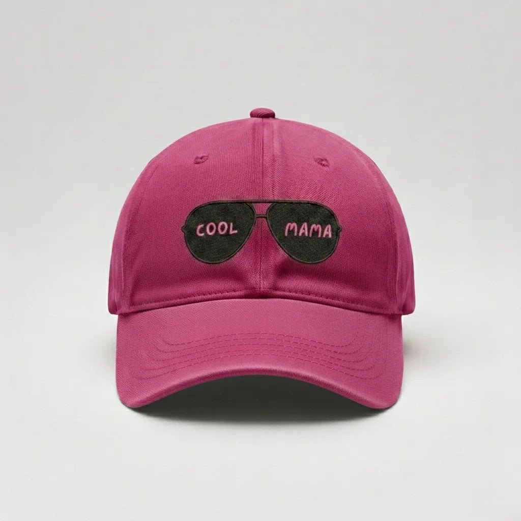 Personalised Caps for Mum: Custom Embroidered Mama Caps: Cool Mama Custom Cap
