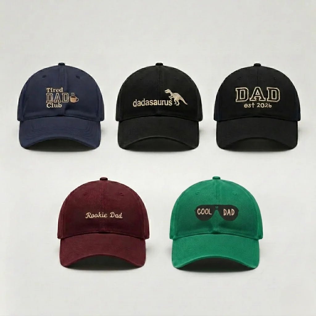 Our Favourites: Personalised Dad Cap | Custom Embroidered Gift for Dad
