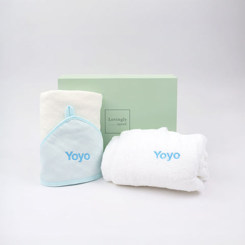 The Full Month Bath Hamper - Blue