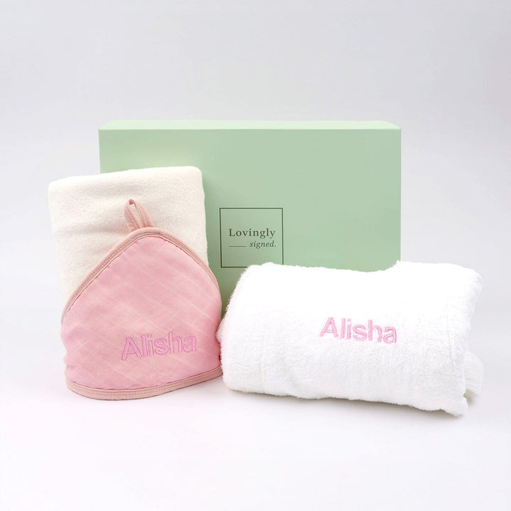 Personalised Essential Bath Set for Girl