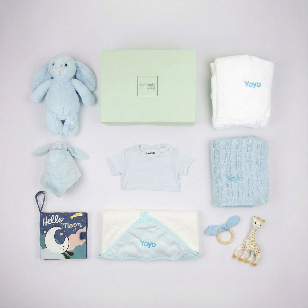Gentle Dream Baby Gift Set in Blue