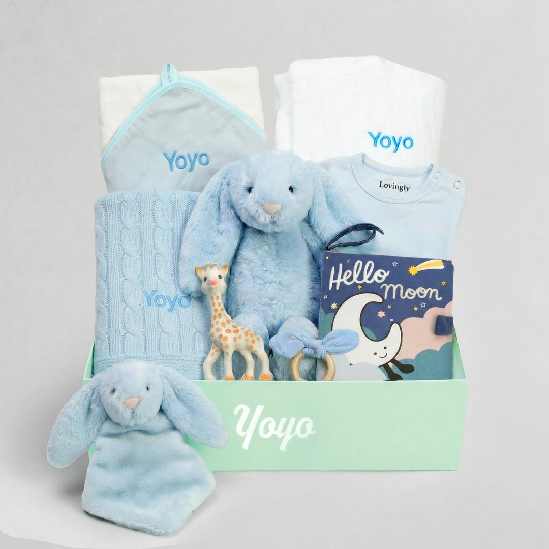 Gentle Dream Baby Gift Set in Blue
