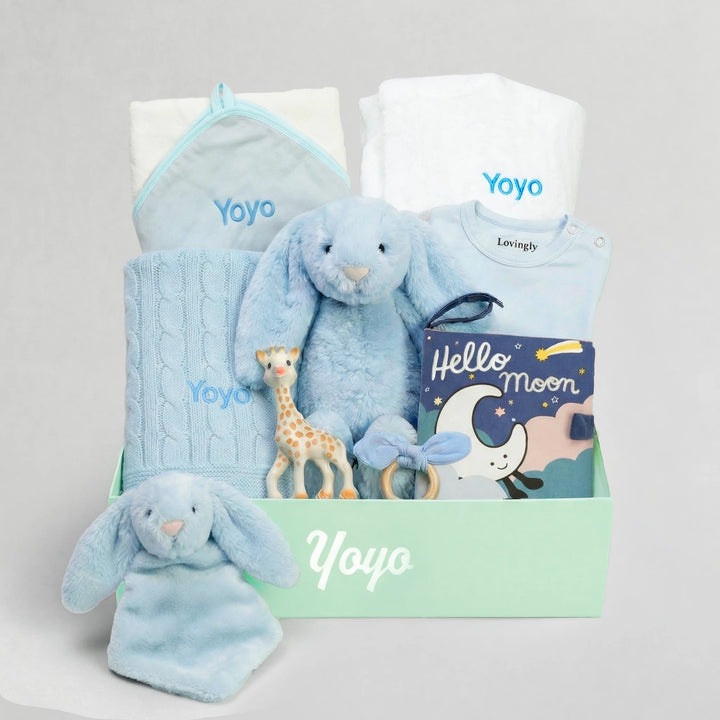 Gentle Dream Baby Gift Set in Blue