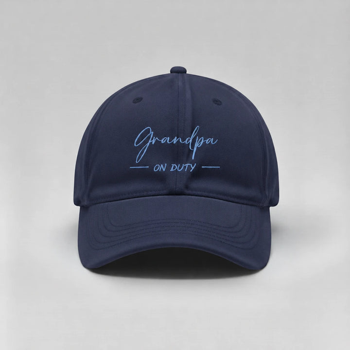 Personalised Grandpa on Duty Cap