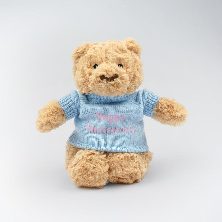 Hugsy Bear in Happy Anniversary Shirt