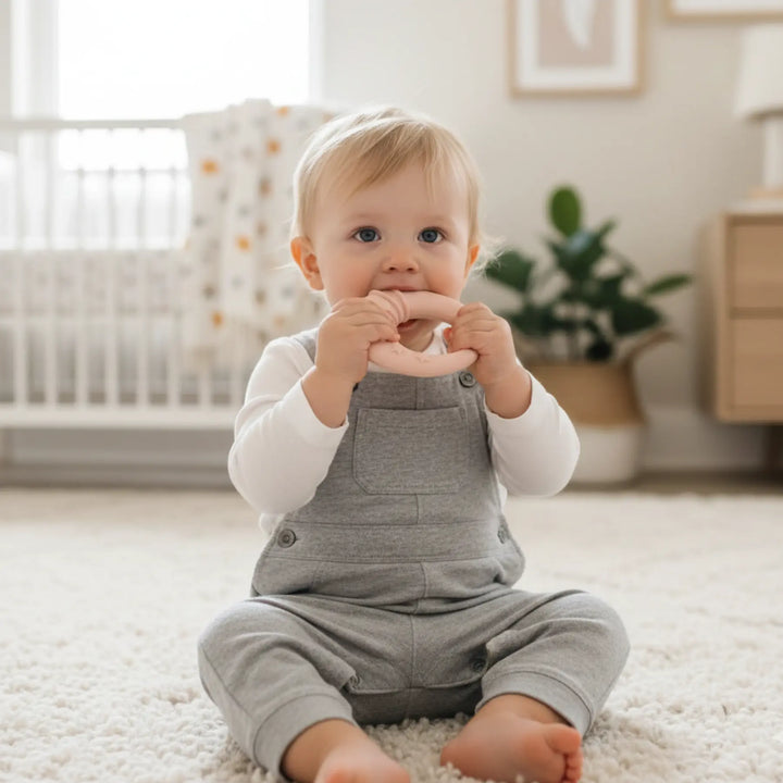 Ergonomic Baby Teether by Hegen – Soft, Safe, and Easy to Grasp