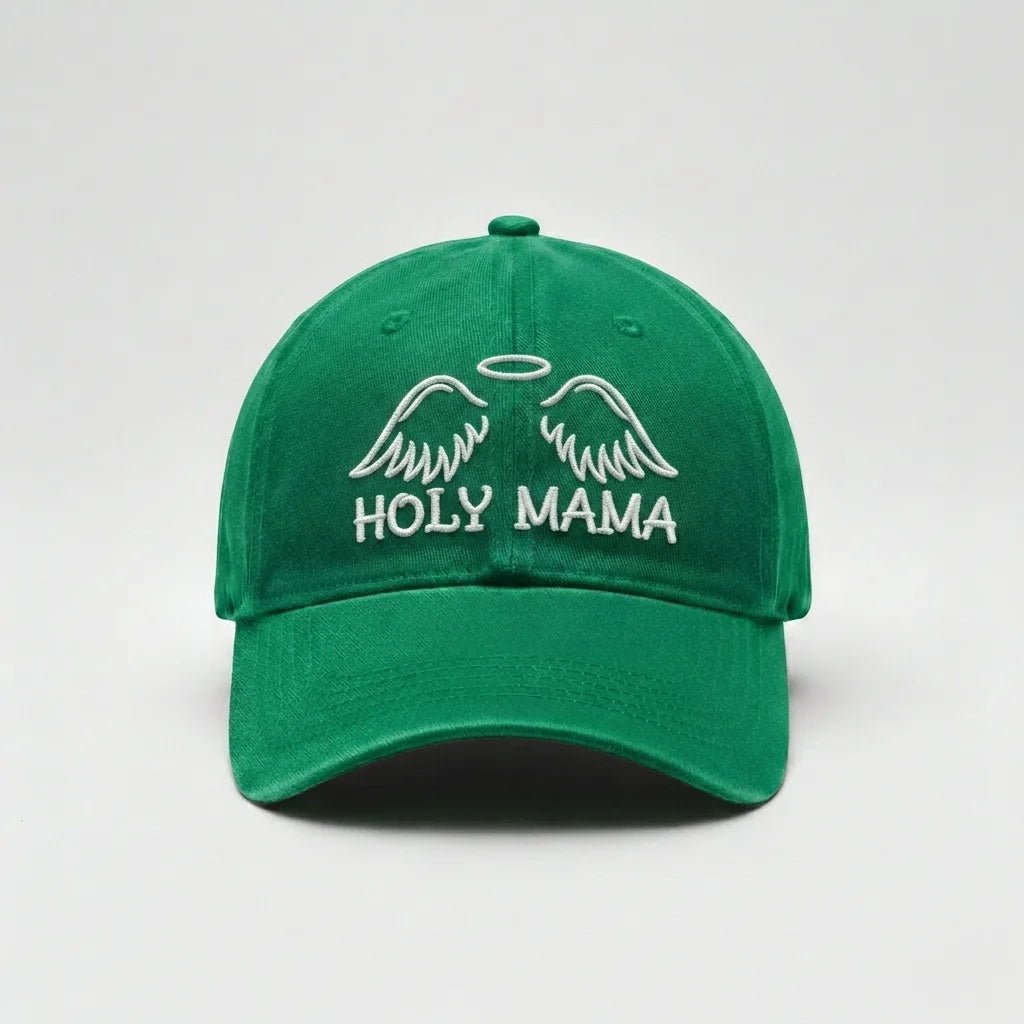 Personalised Caps for Mum: Custom Embroidered Mama Caps: Holy Mama Custom Cap
