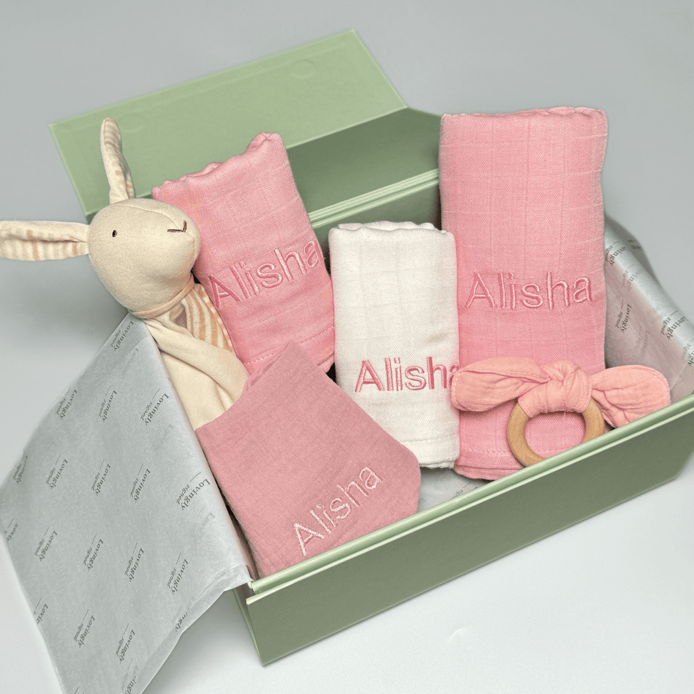Honey Bunny Gift Set in Pink
