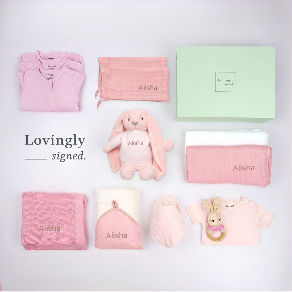 Hospital to Home Baby Gift Set in Pink