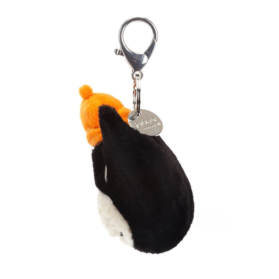 Side view of Jellycat Original Head Bag Charm
