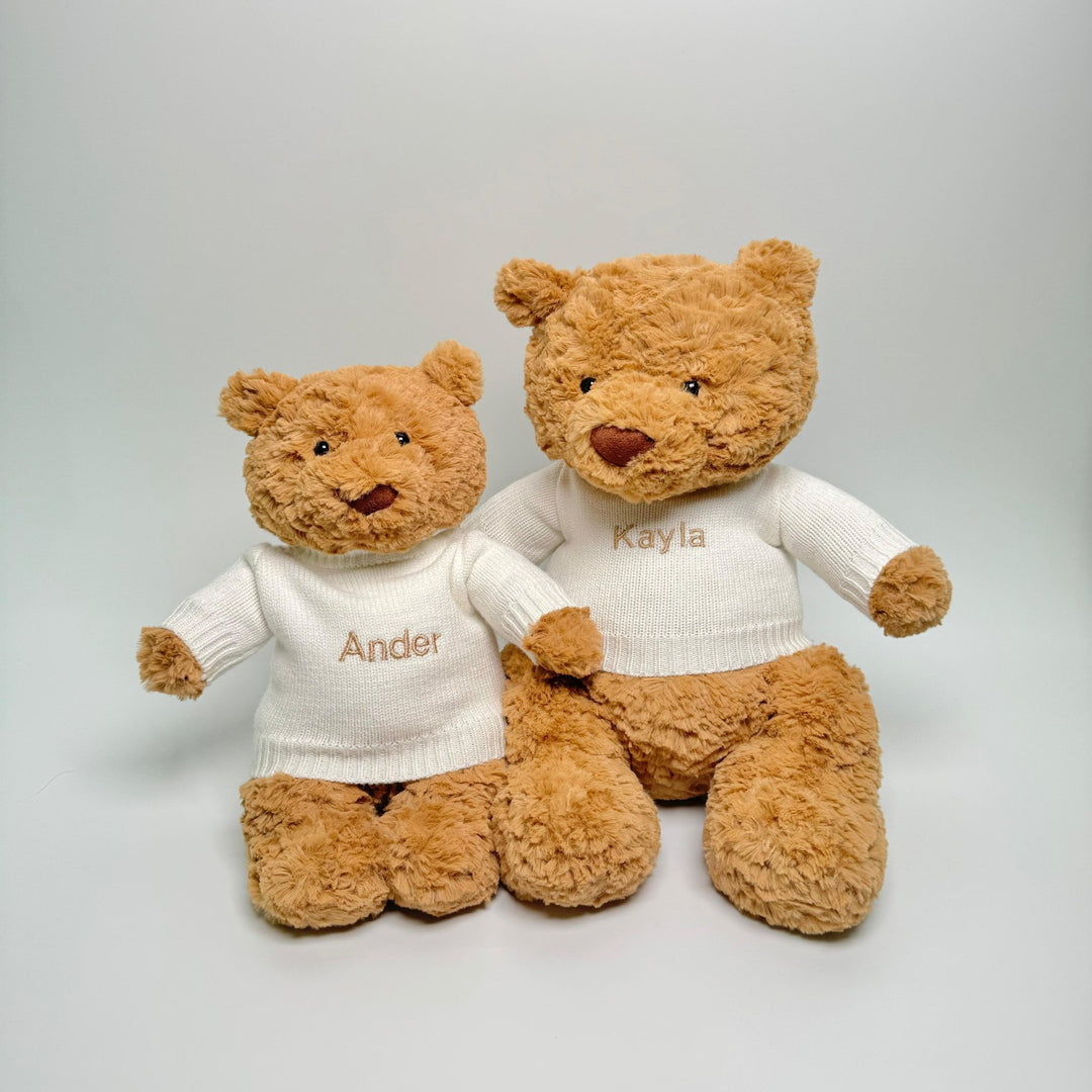 Jellycat Bartholomew Bear in Medium and Large Size