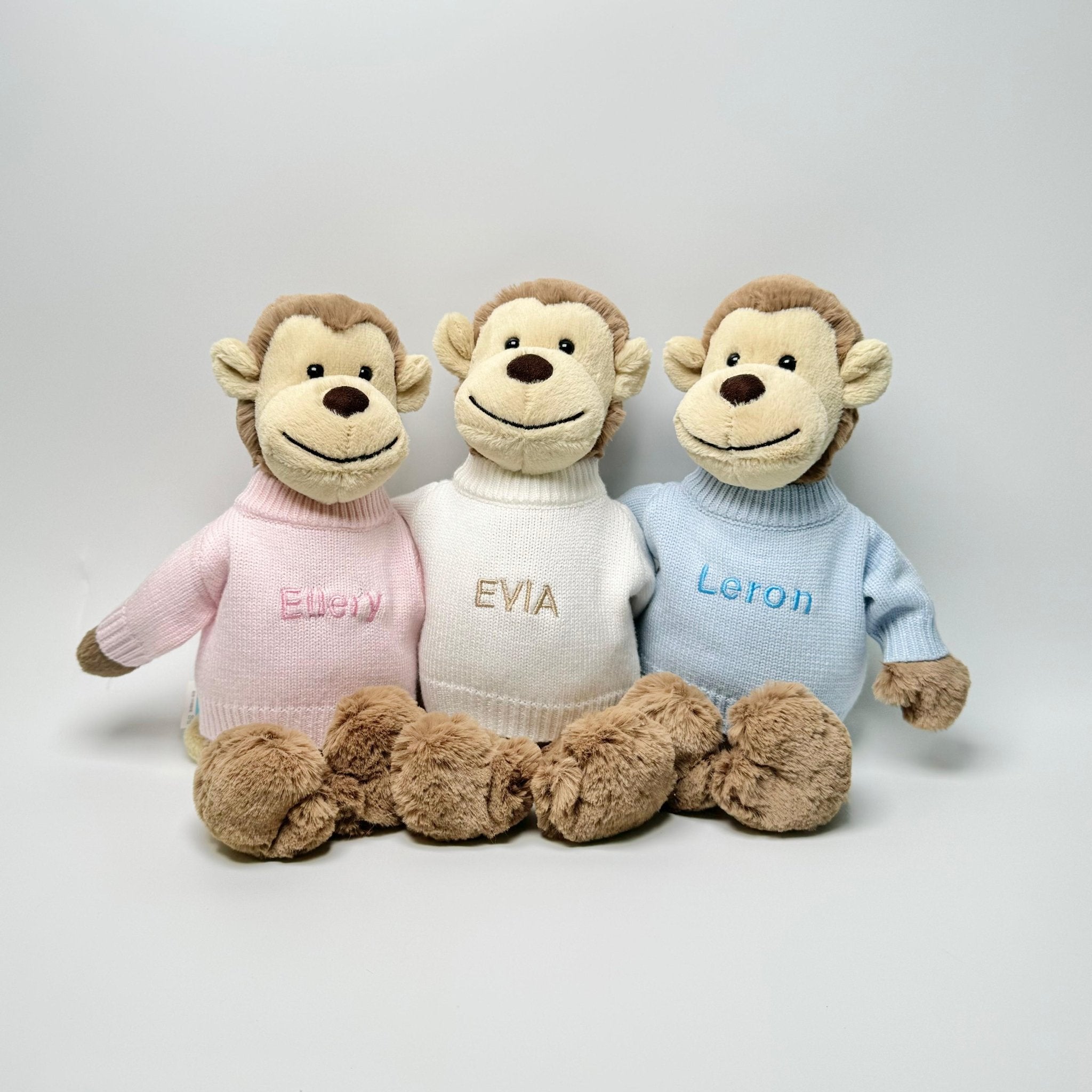 Personalised Bashful Monkey LOVINGLY SIGNED SG