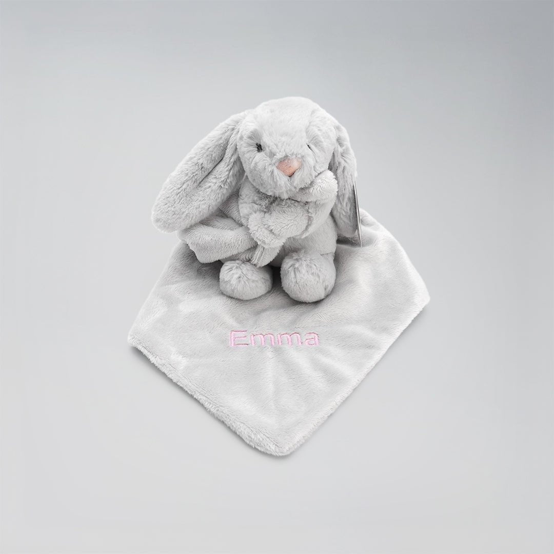 Jellycat Bashful Grey Bunny Soother