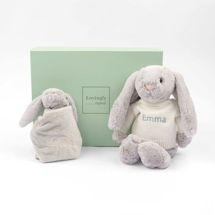 Jellycat Companion Gift Set in Grey 