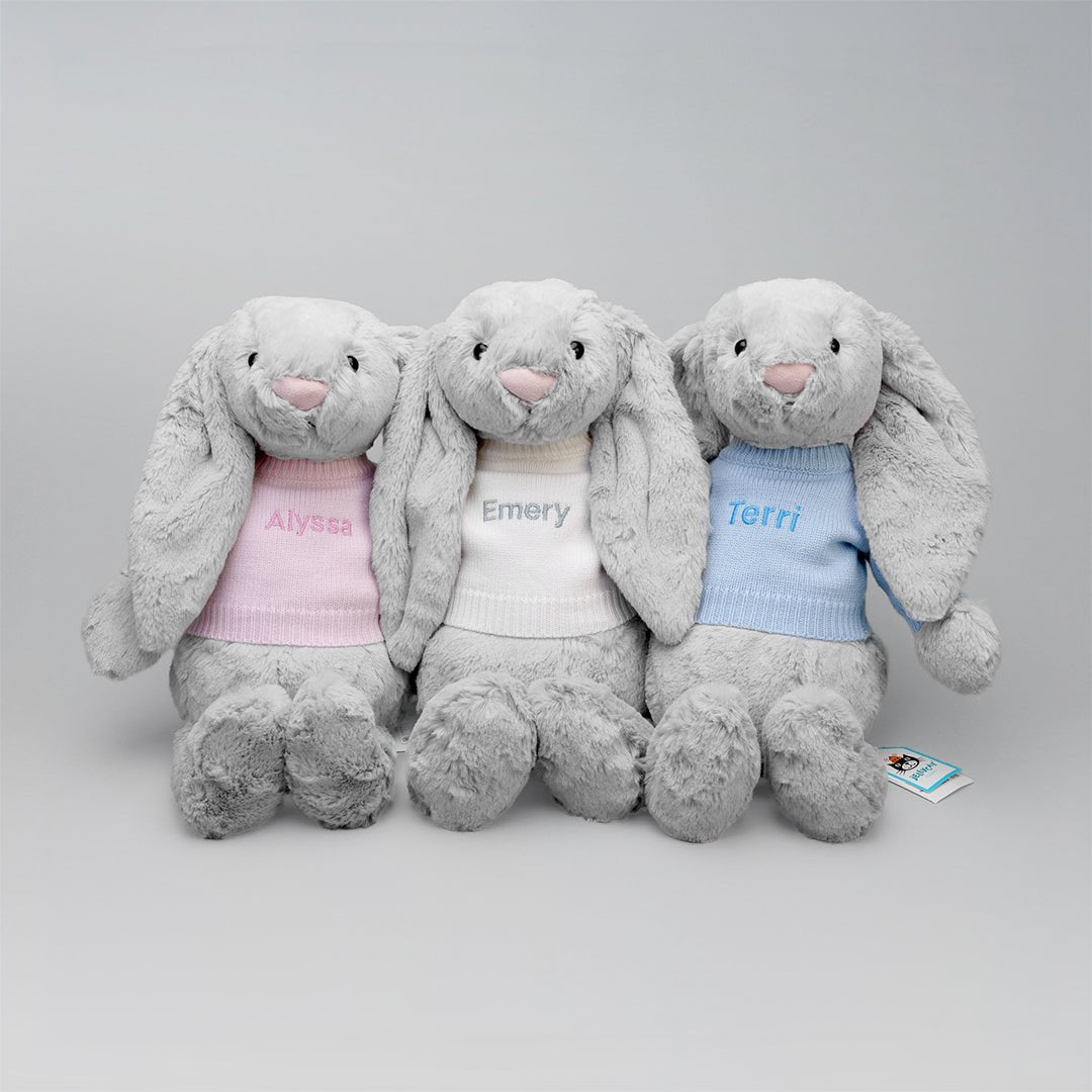 Jellycat Large Bashful Grey Bunny
