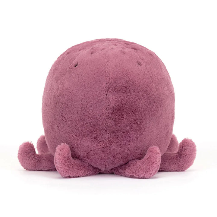 Back view of Jellycat Purple Ondre Octopus