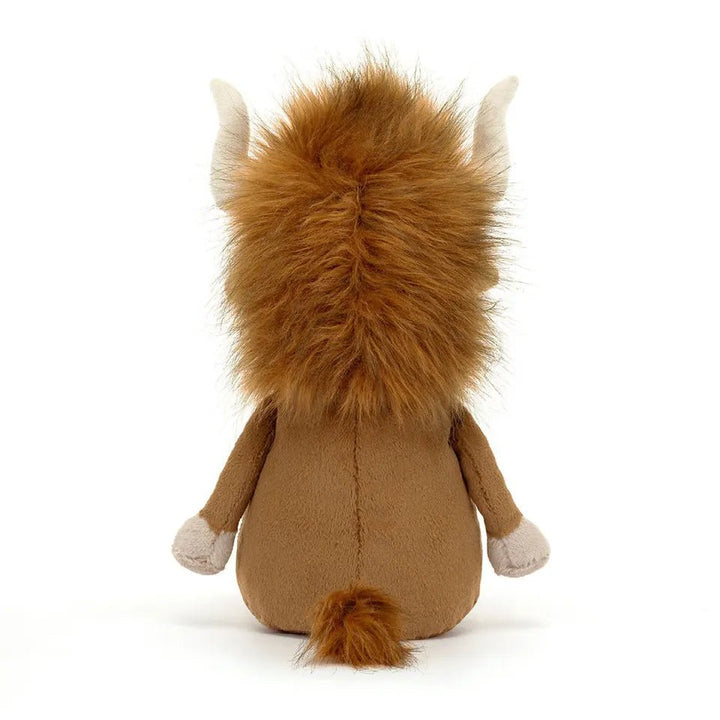 Back view of Jellycat Ramone Bull