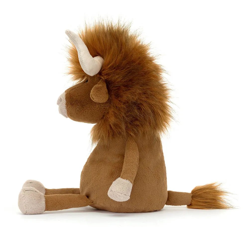 Side view of Jellycat Ramone Bull