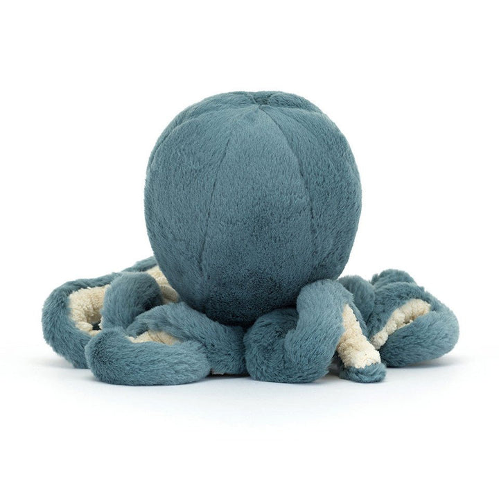Back view of Jellycat Little Storm Octopus