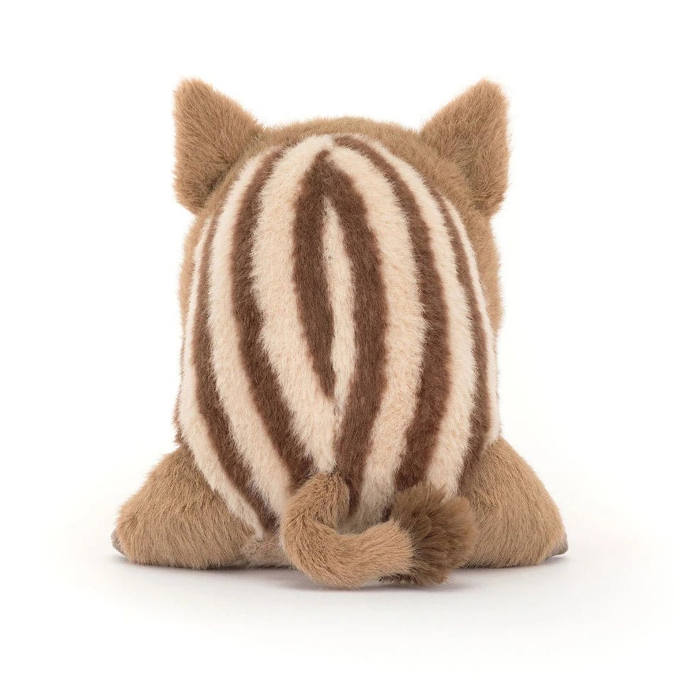 Back view of Jellycat Swinley Boar