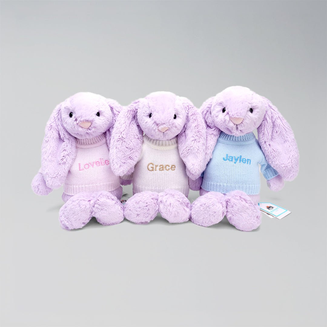  Personalised Jellycat Bunny - Lilac 