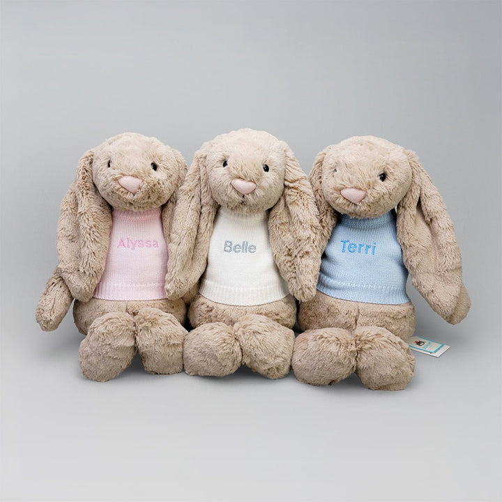 Jellycat bunny jumper set