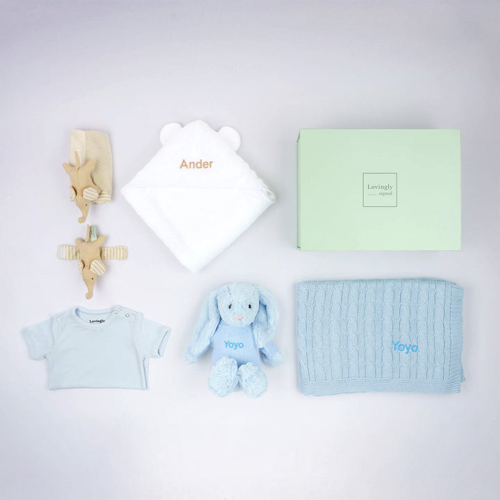 Joyful Baby Gift Set in Blue 