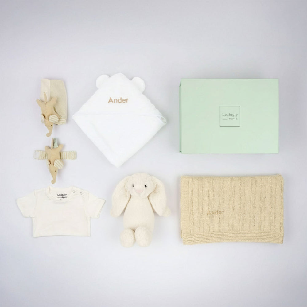 Joyful Baby Gift Set in Cream