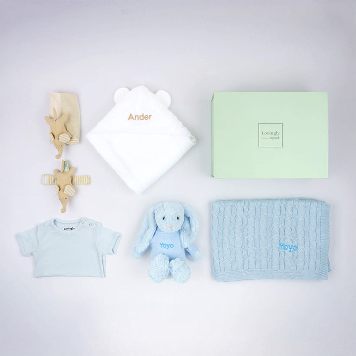 Joyful Baby Gift Set in Blue