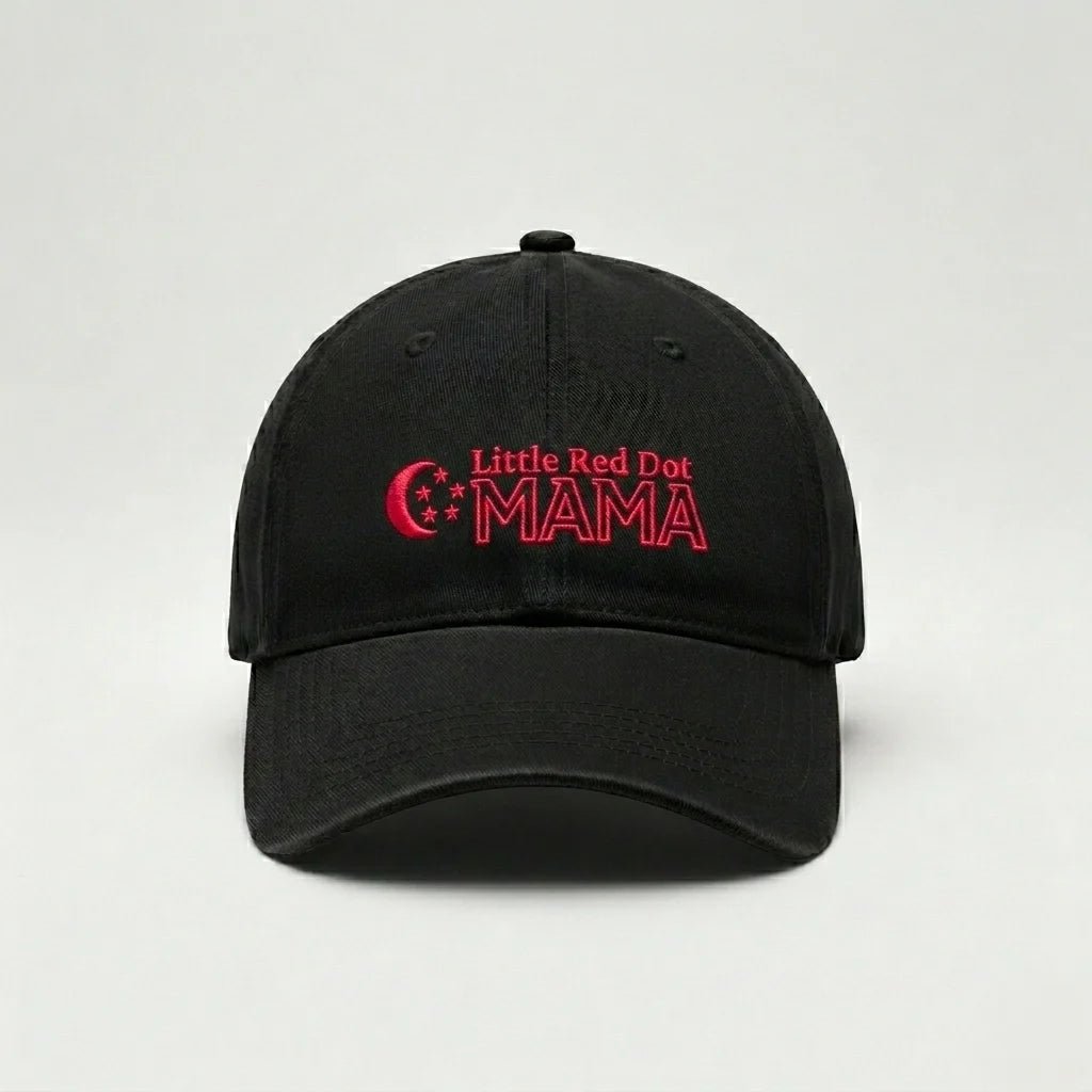Little Red Dot Mama Custom Cap