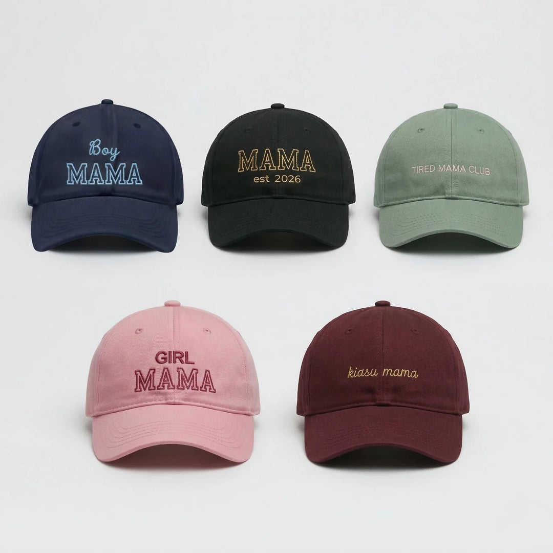 Our Favourites: Personalised Mama Cap | Custom Embroidered Gift for Mum

