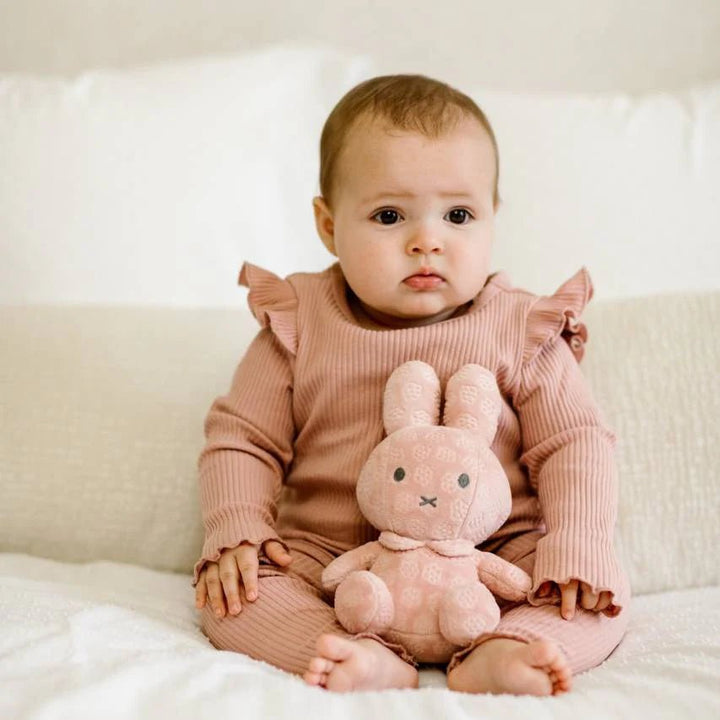 Baby with Miffy Cuddle Pink Flower