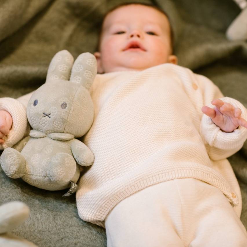 Baby with Miffy Cuddle Green Flower