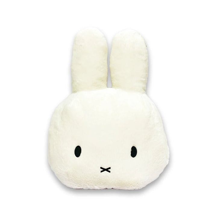 Miffy Cushion Head Fluffy White on a white background