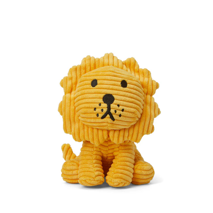 Miffy 17cm Yellow Lion Corduroy Plush Toy – soft cuddly gift for toddlers