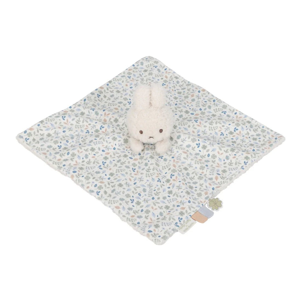 Open view of Miffy x Little Dutch Lucky Leaves Cuddle Cloth
