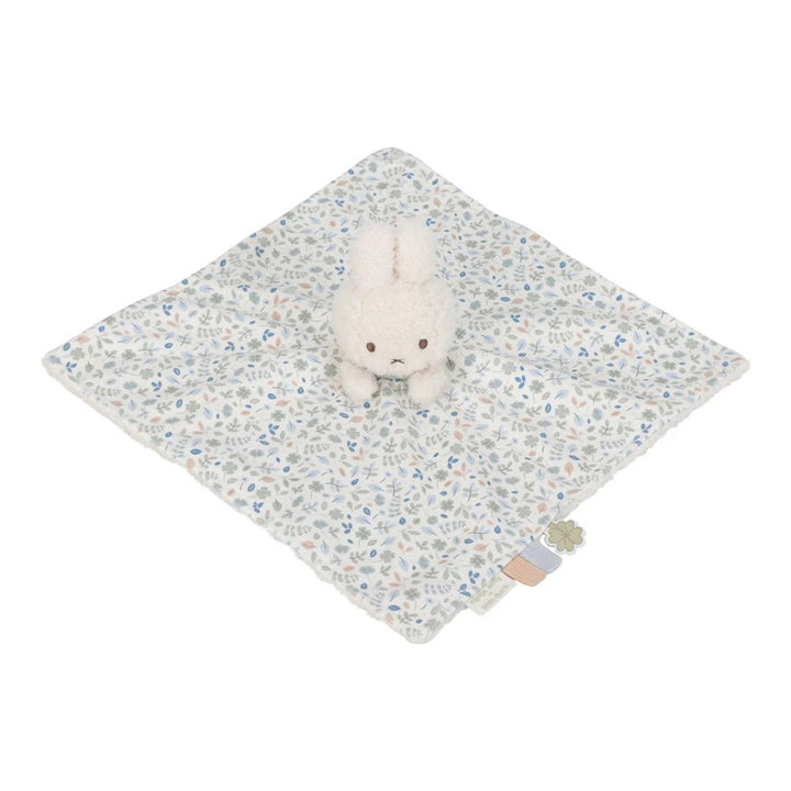 Open view of Miffy x Little Dutch Lucky Leaves Cuddle Cloth
