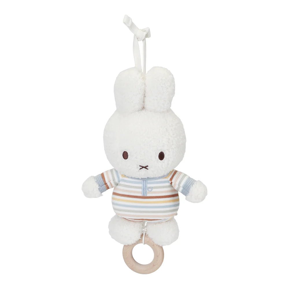 Miffy Vintage Sunny Stripes Musical Pull Toy