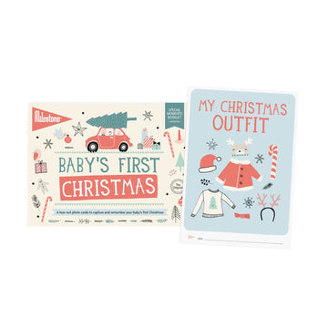 Milestone Cards - Baby's First Christmas