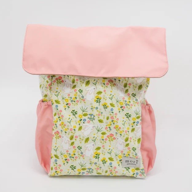 Mori Official Kids 4-way Backpack in Floral Rabbit Design