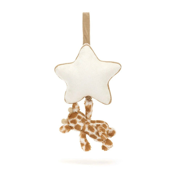 Musical giraffe toy for newborns and infants