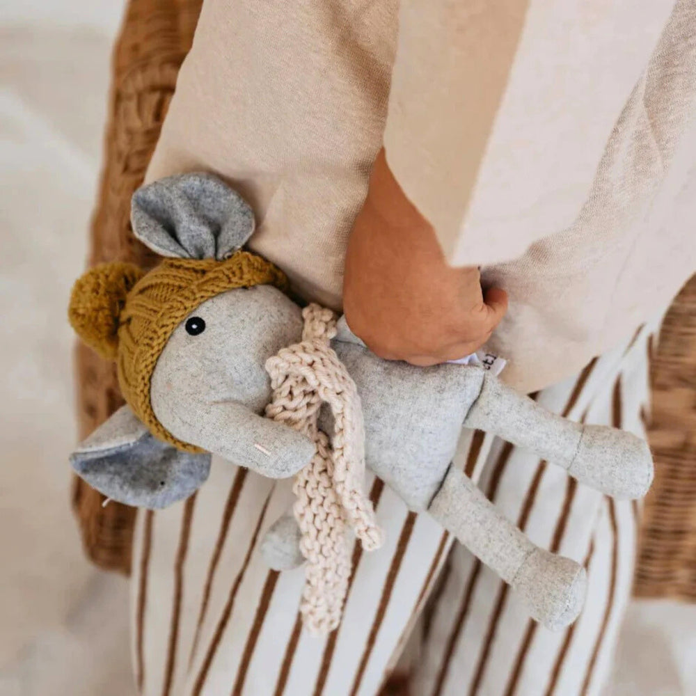 and the little dog laughed's Myrtle the elephant, perfect for any occasion - birthday, 100 days, or first birthday!