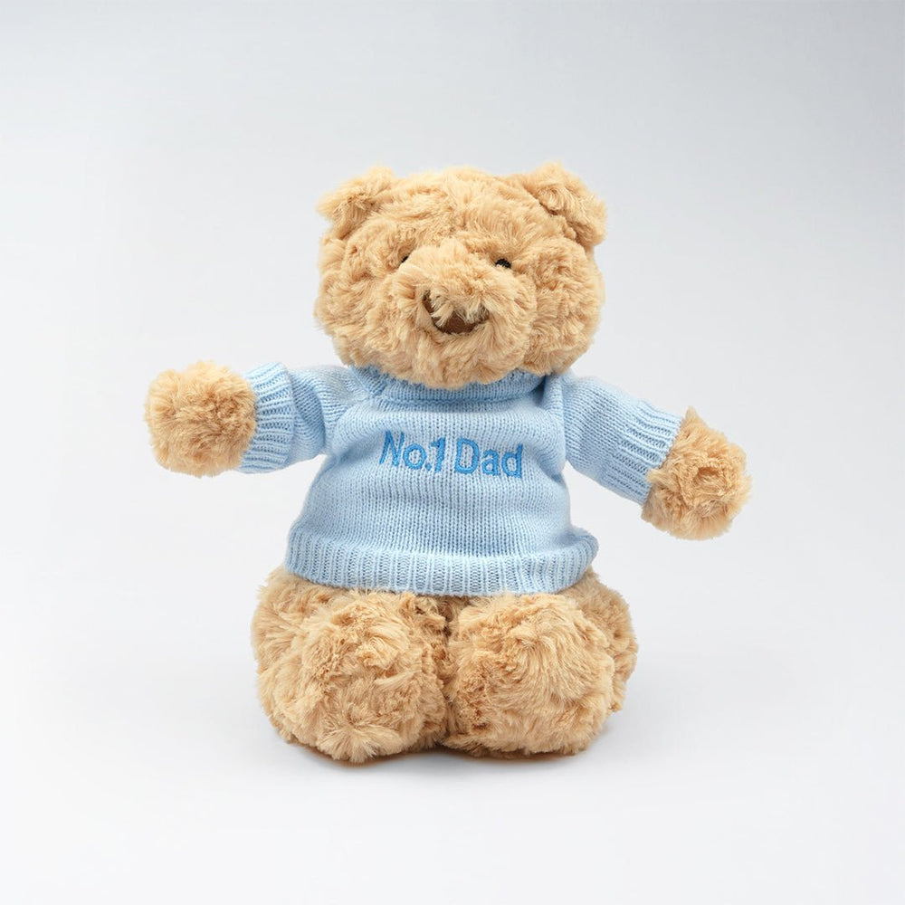 Hugsy Bear in No.1 Dad Customised Message