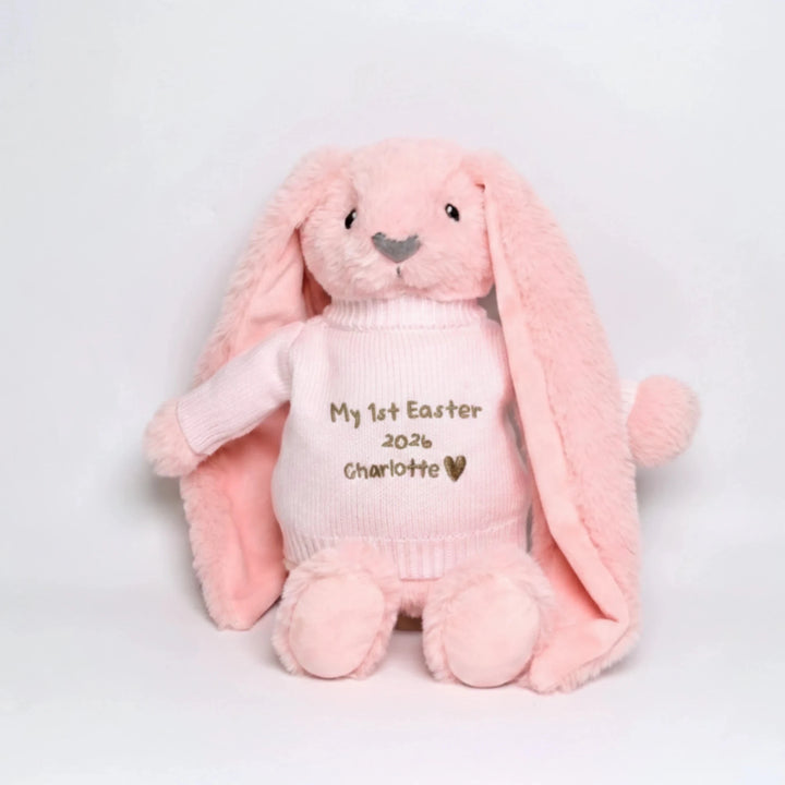 My 1st Easter bunny soft toy with personalised name