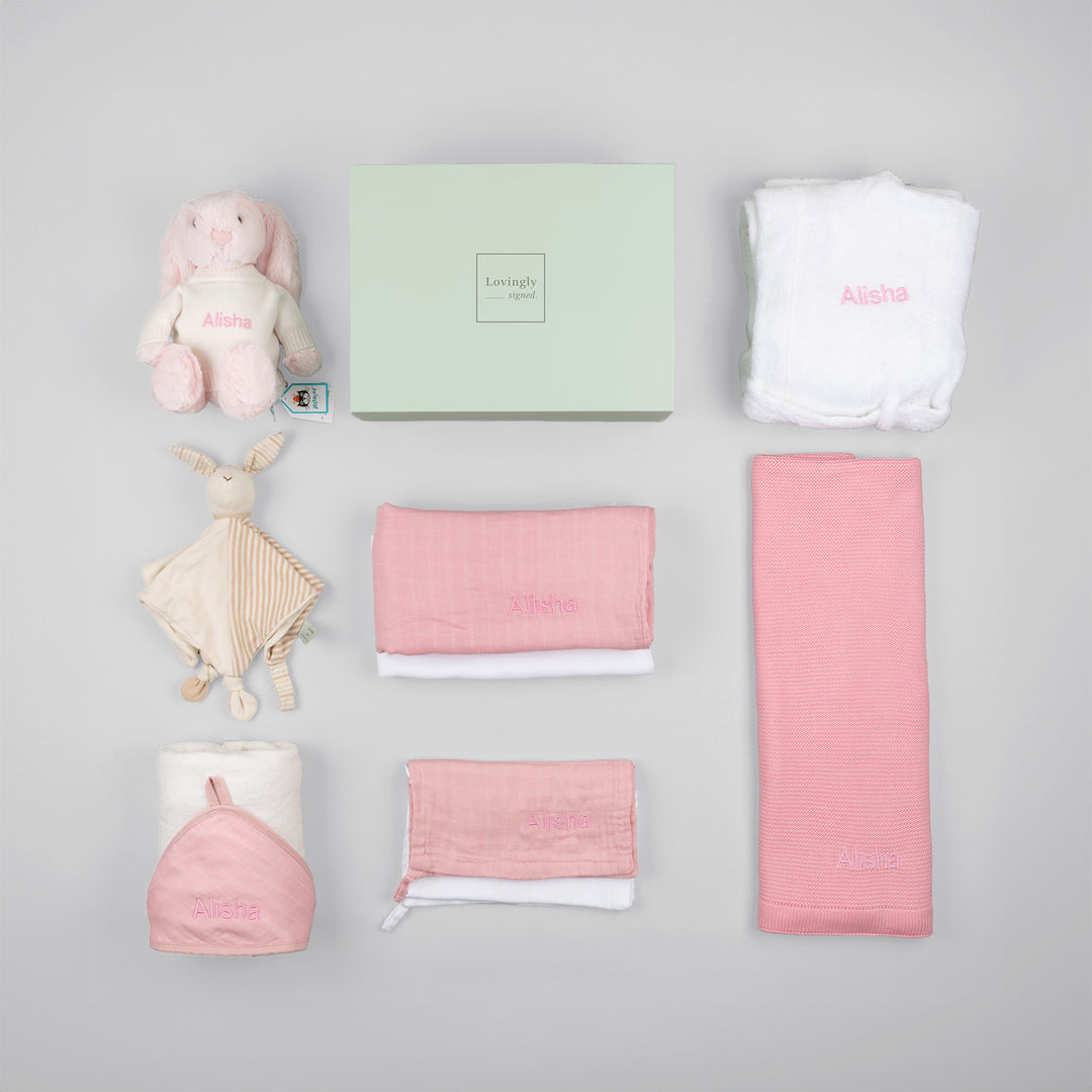 Bamboo Bliss Gift Set in Pink