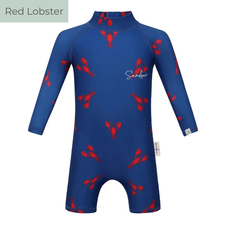 Sandbar Swimsuit in Red Lobster Design